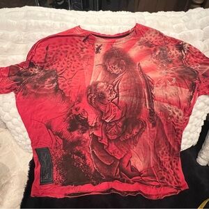Rare Horiyoshi/Affliction Tattoo Shirt